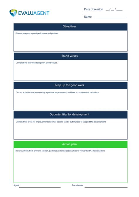 sample coaching form call center.